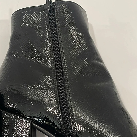 Forever21 black faux platform ankle booting size 8 - Picture 5 of 16